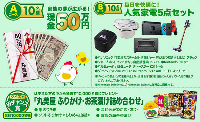 春の丸美屋ふりかけキャンペーン2019